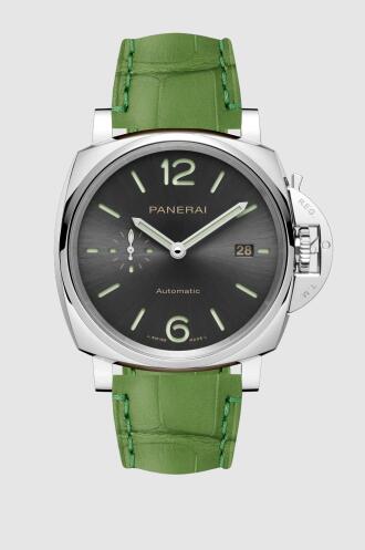 Panerai Luminor Due 42mm Replica Watch PAM00904 ALLIGATOR GREEN